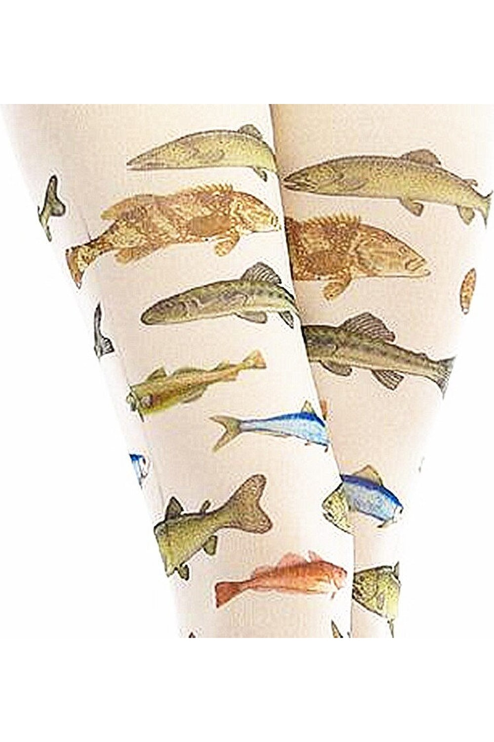 Y2k Dreamcore Fish Print Tights