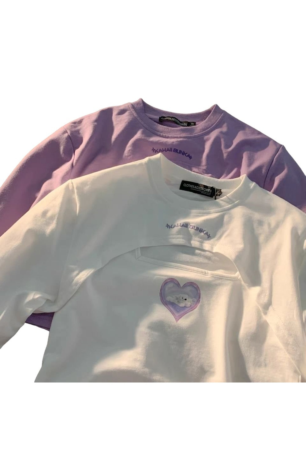 Y2k Dreamcore Pastel Design Two Piece T-shirt