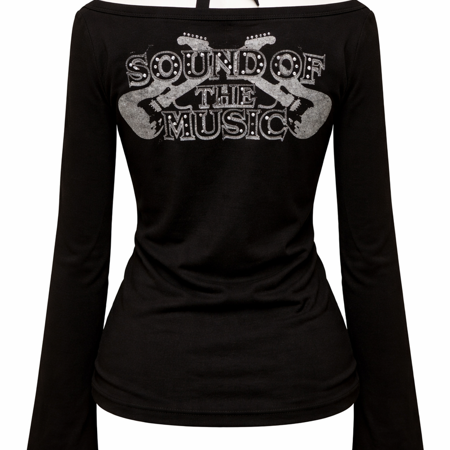 Grunge Festival Long Sleeve Top