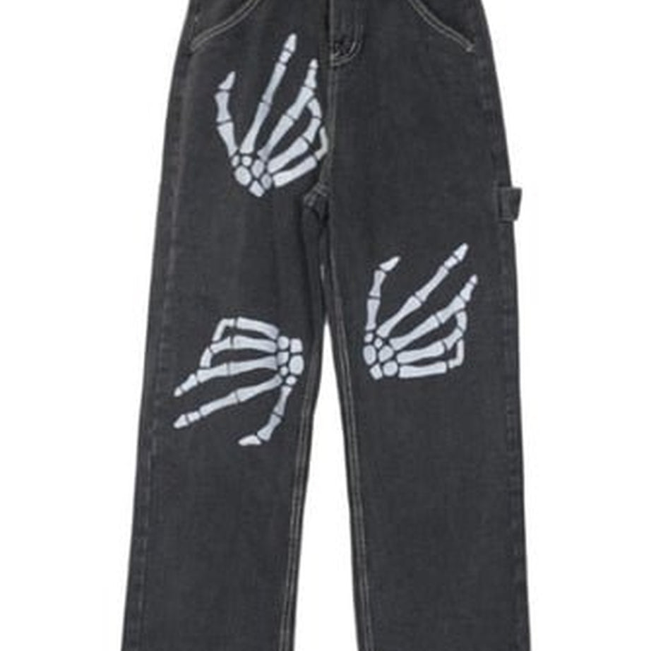 Y2k Egirl Goth Wide Leg Pants