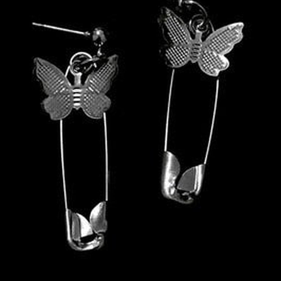 Y2k Egirl Metal Pins Earrings