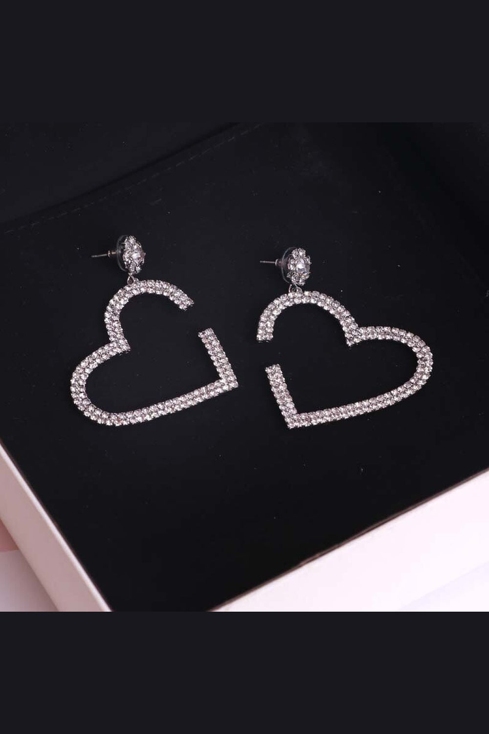 Y2k Egirl Metallic Crystal Charm Earrings