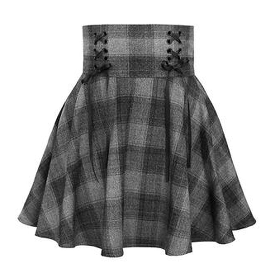 Y2k Egirl Plaid Mini Skirt