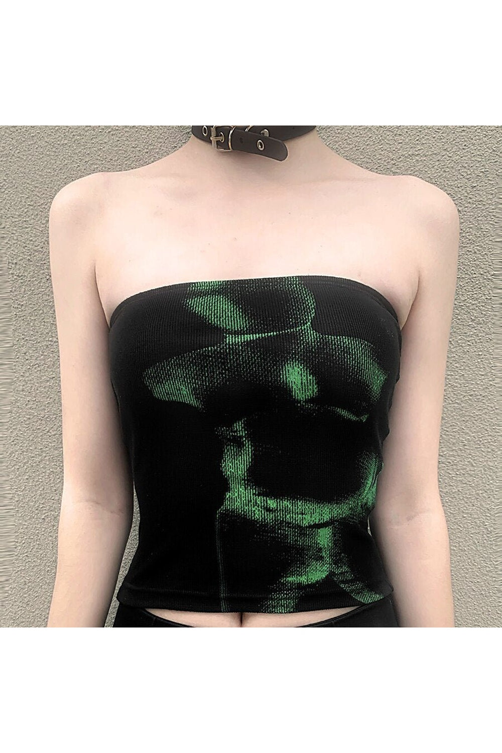 Y2k Egirl Tie-Dye Crop Top