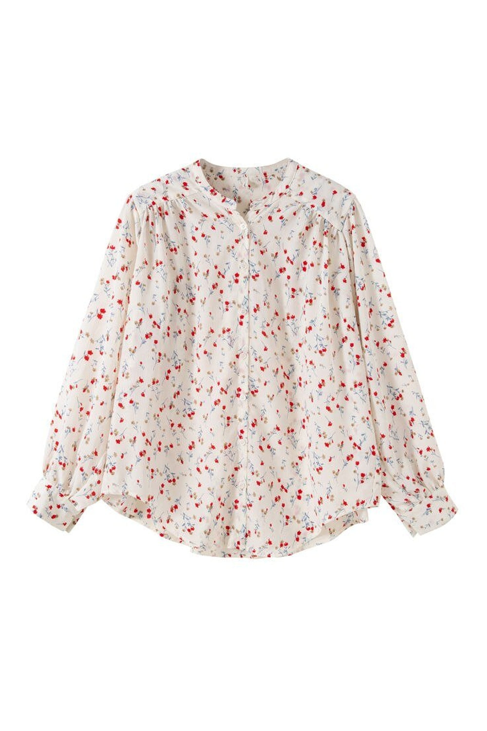 Y2k Elegant Floral V-neck Blouse