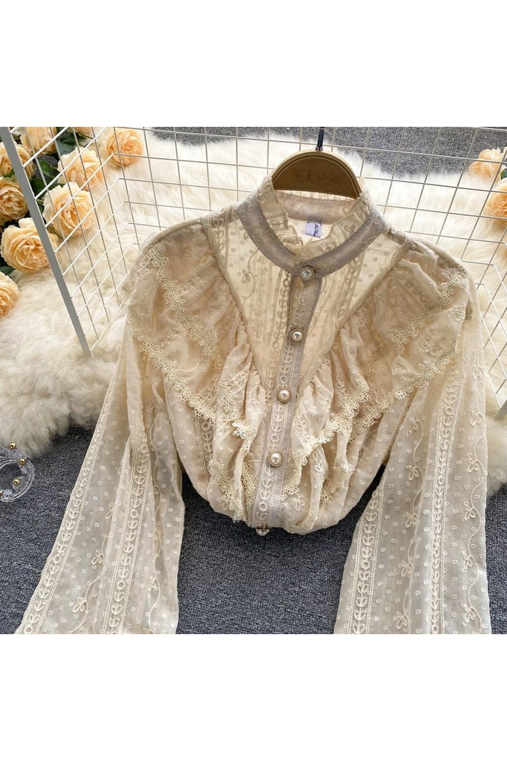 Y2k Elegant French Style Blouse