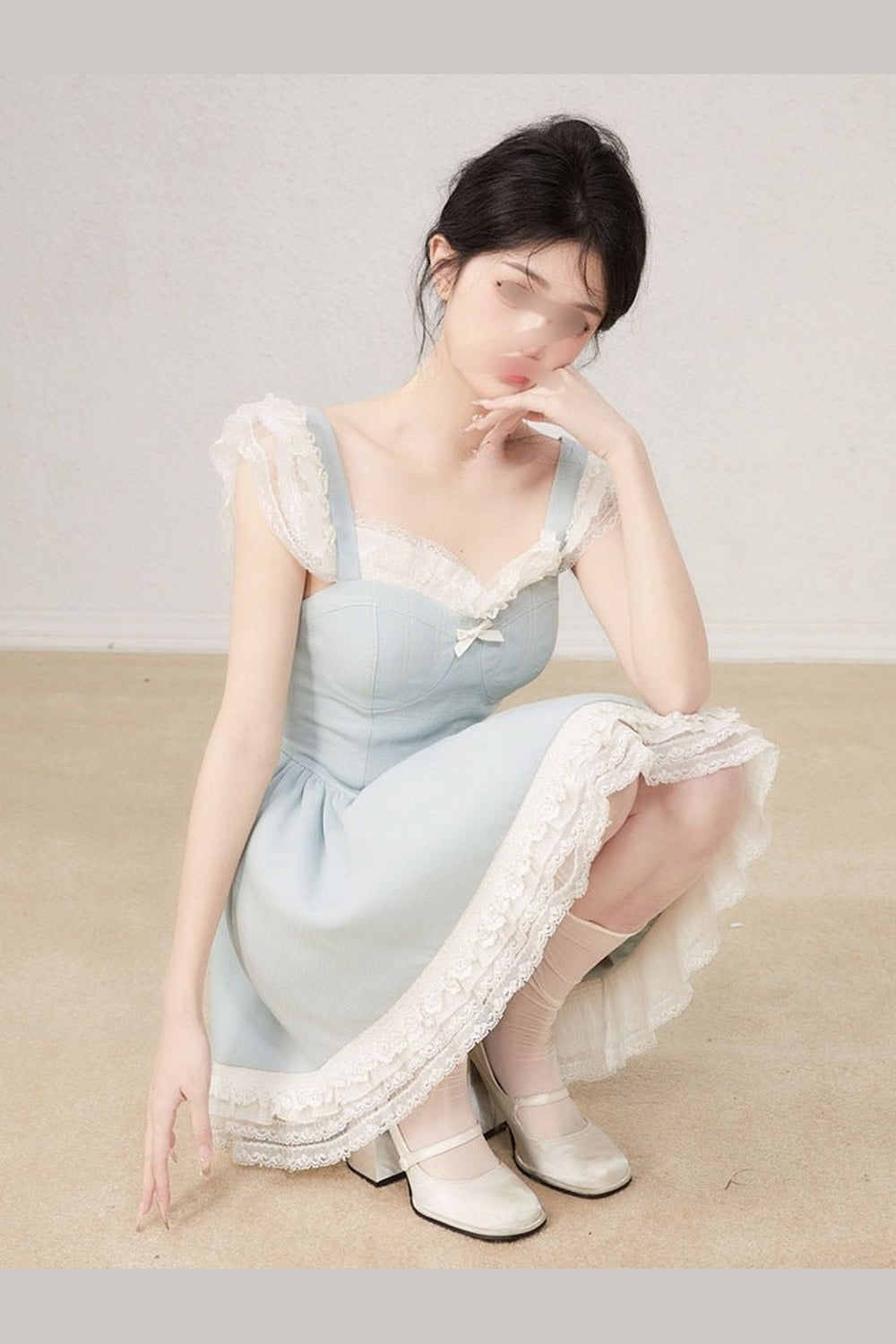 Y2k Elegant Lace Mini Dress