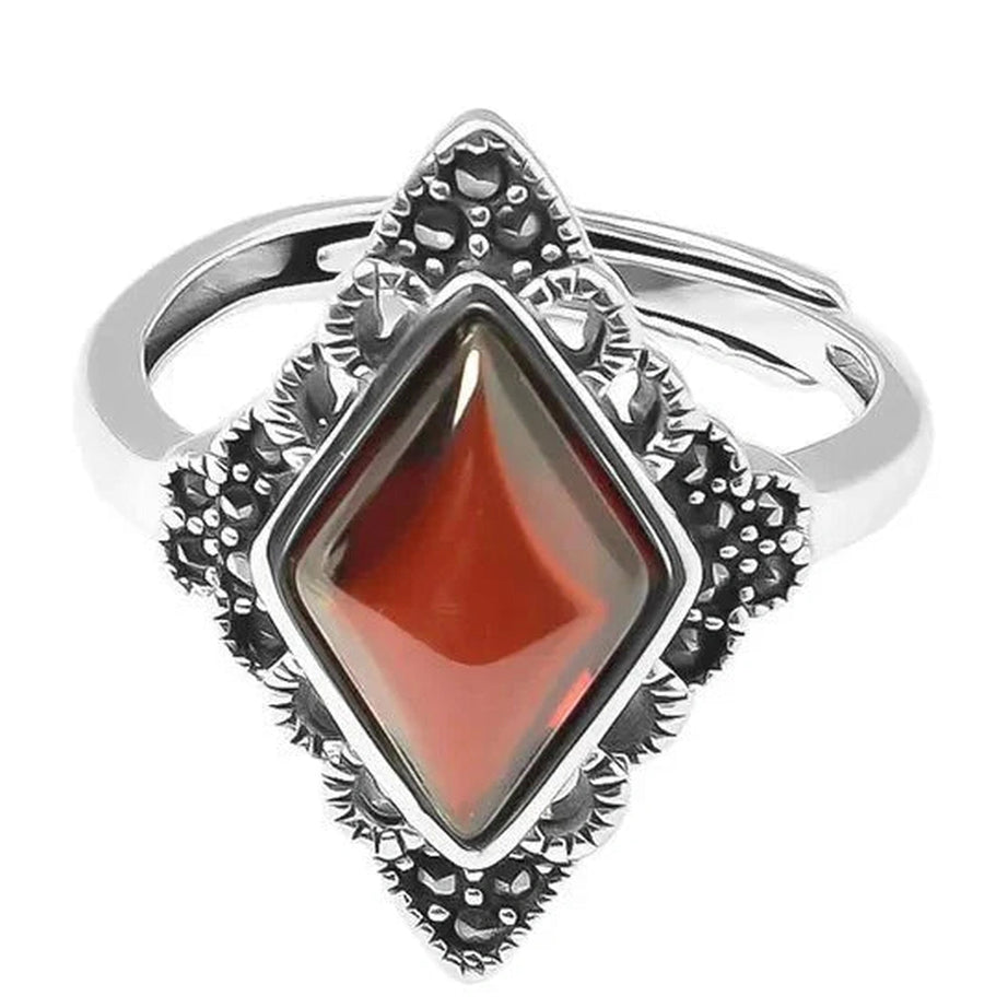 Y2k Elegant Marquise Garnet Cocktail Ring