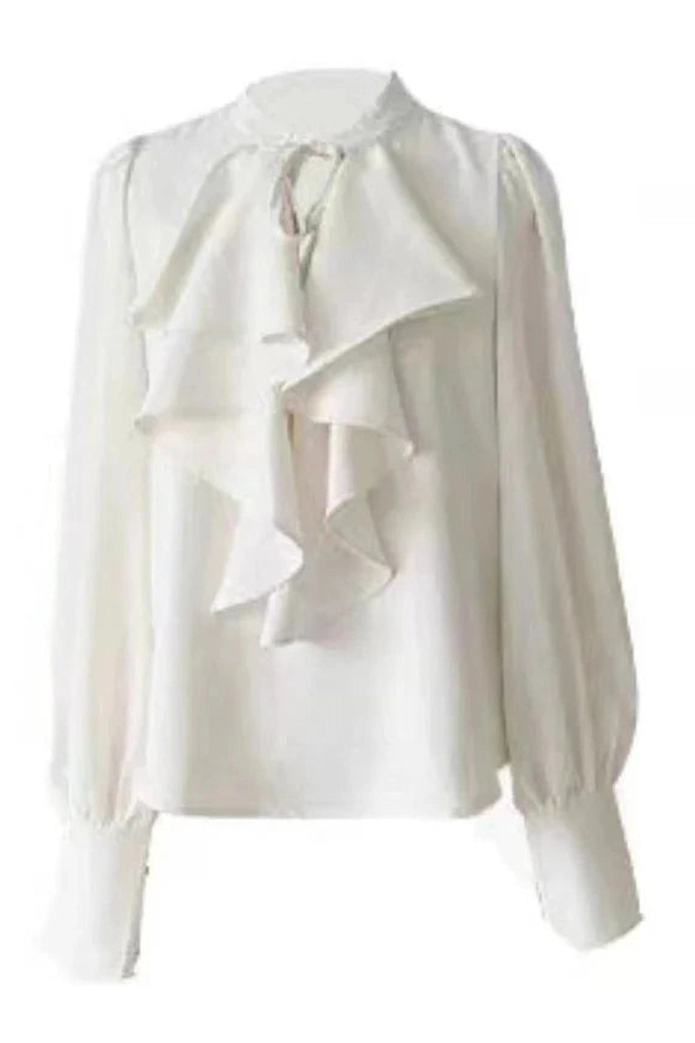 Y2k Elegant Ruffle Blouse and Bow Skirt Set