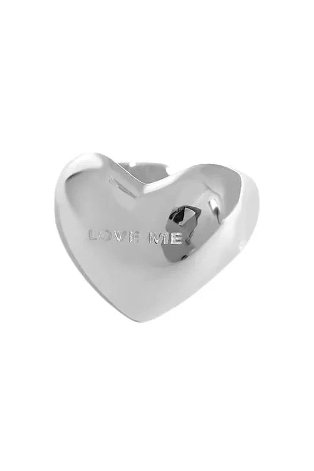Y2k Elegant Silver LOVE Heart Ring