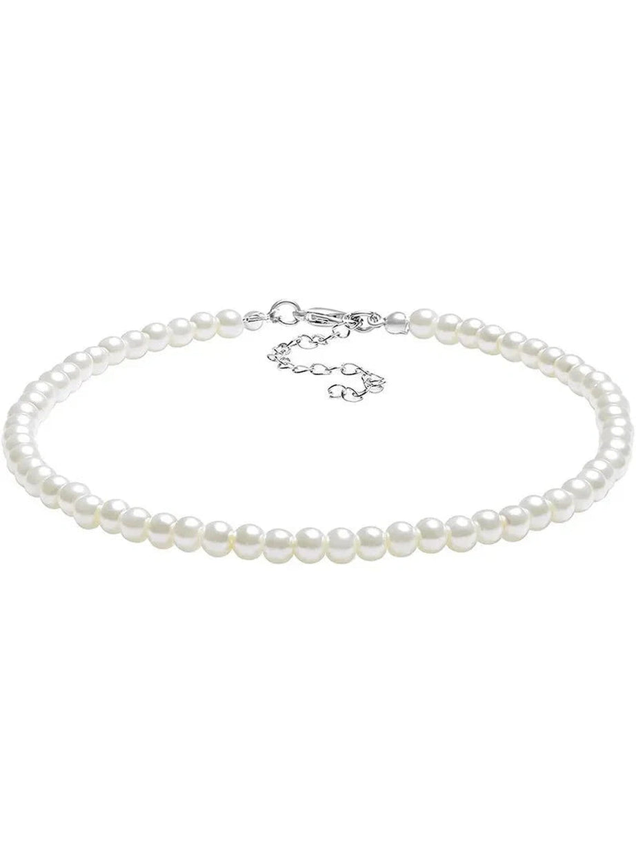 Y2k Elegant White Pearl Choker