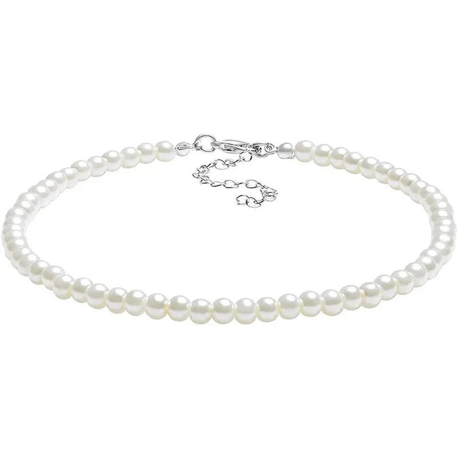 Y2k Elegant White Pearl Choker