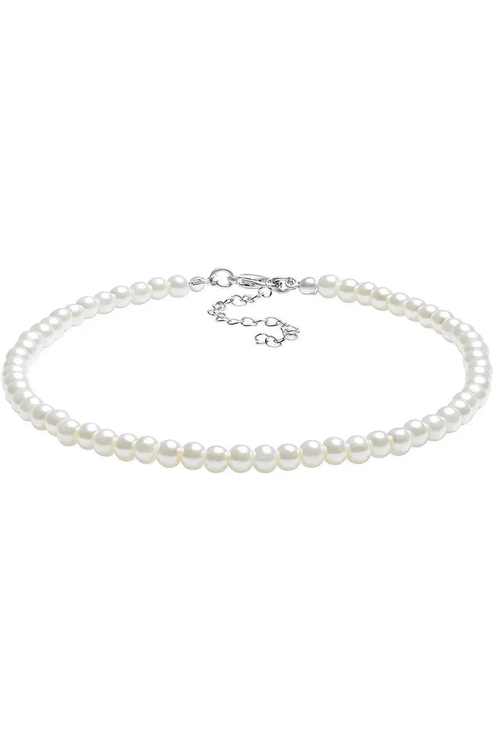 Y2k Elegant White Pearl Choker