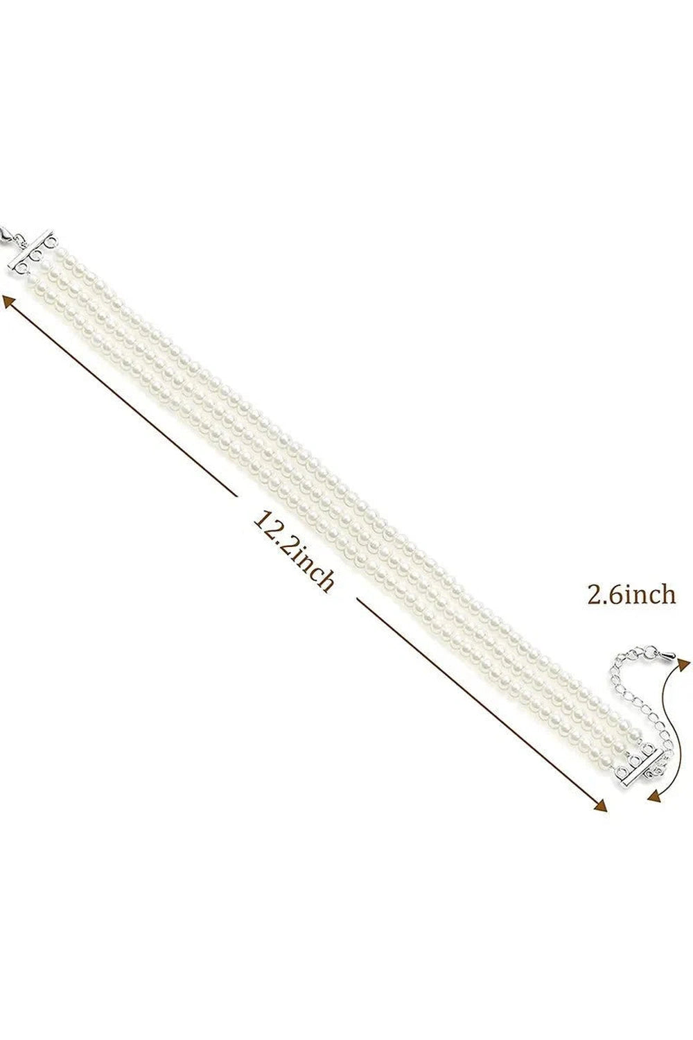 Y2k Elegant White Pearl Choker