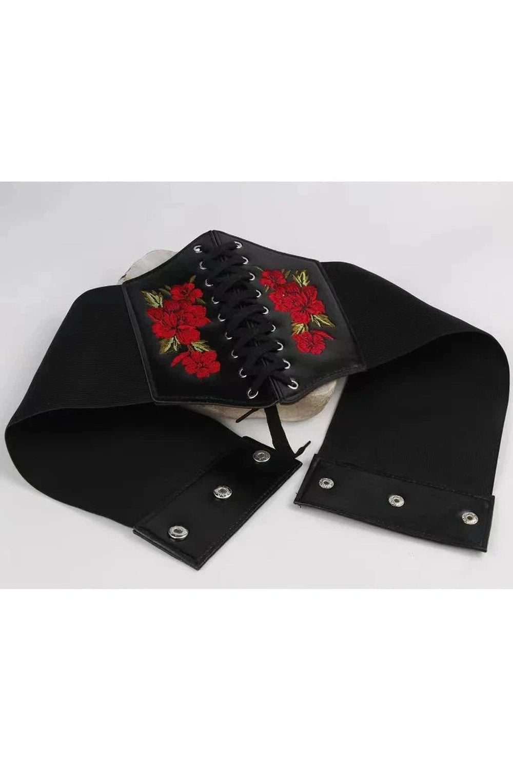 Y2k Embroidered Gothic Corset Belt