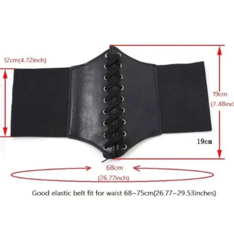 Y2k Embroidered Gothic Corset Belt