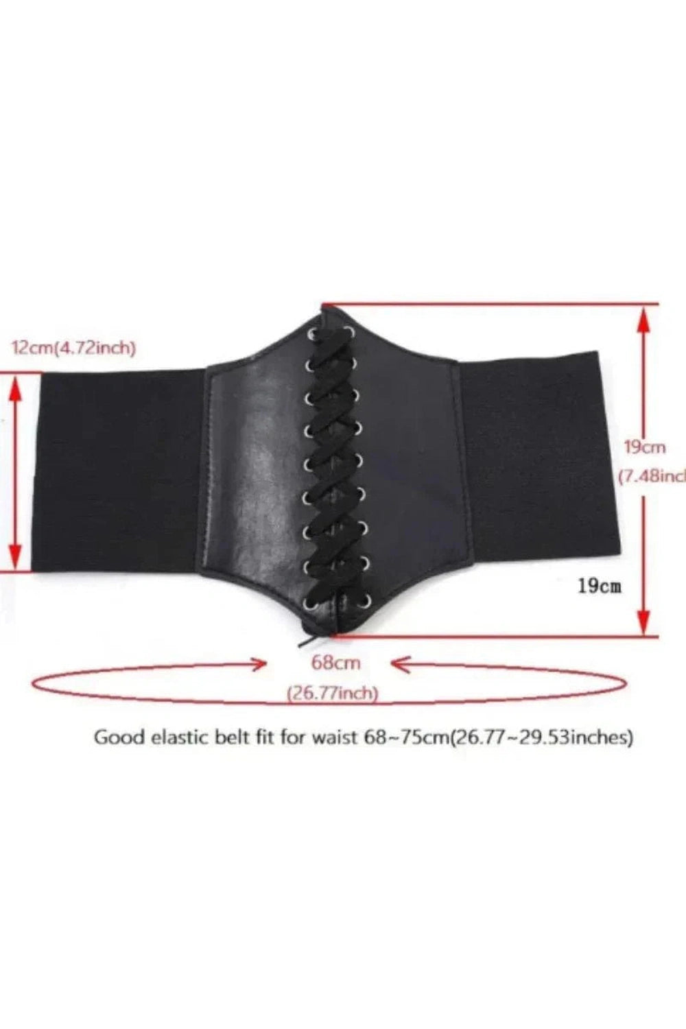 Y2k Embroidered Gothic Corset Belt