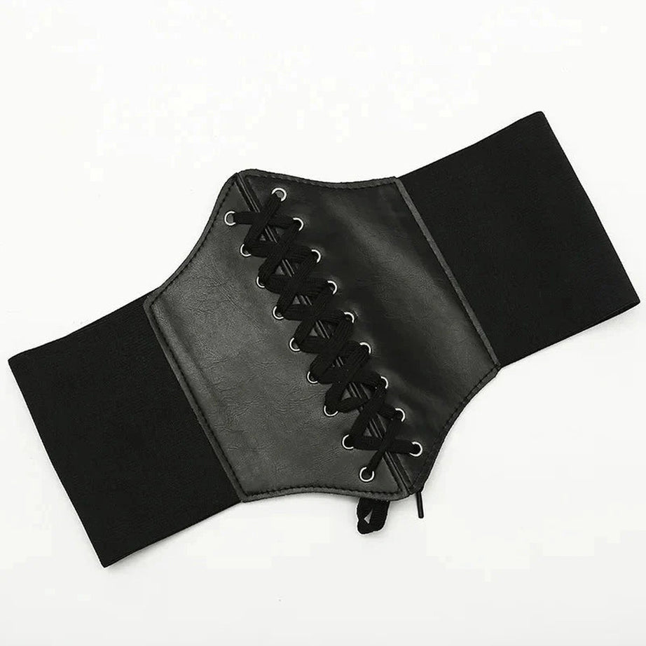 Y2k Embroidered Gothic Corset Belt