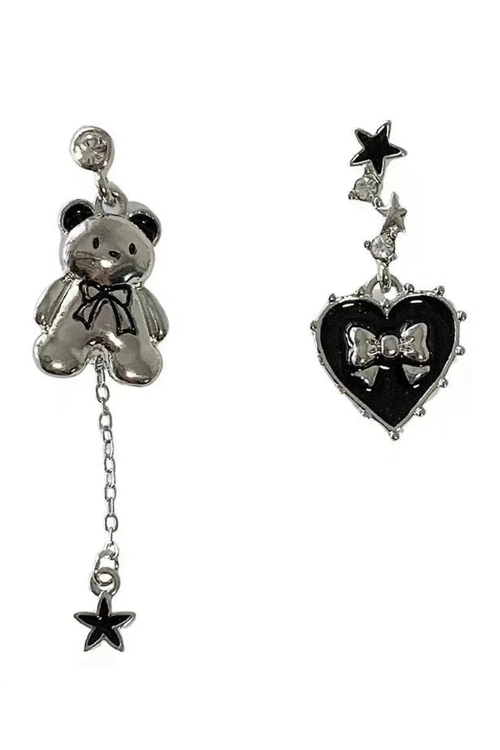 Y2k Enchanted Noir Charm Earrings