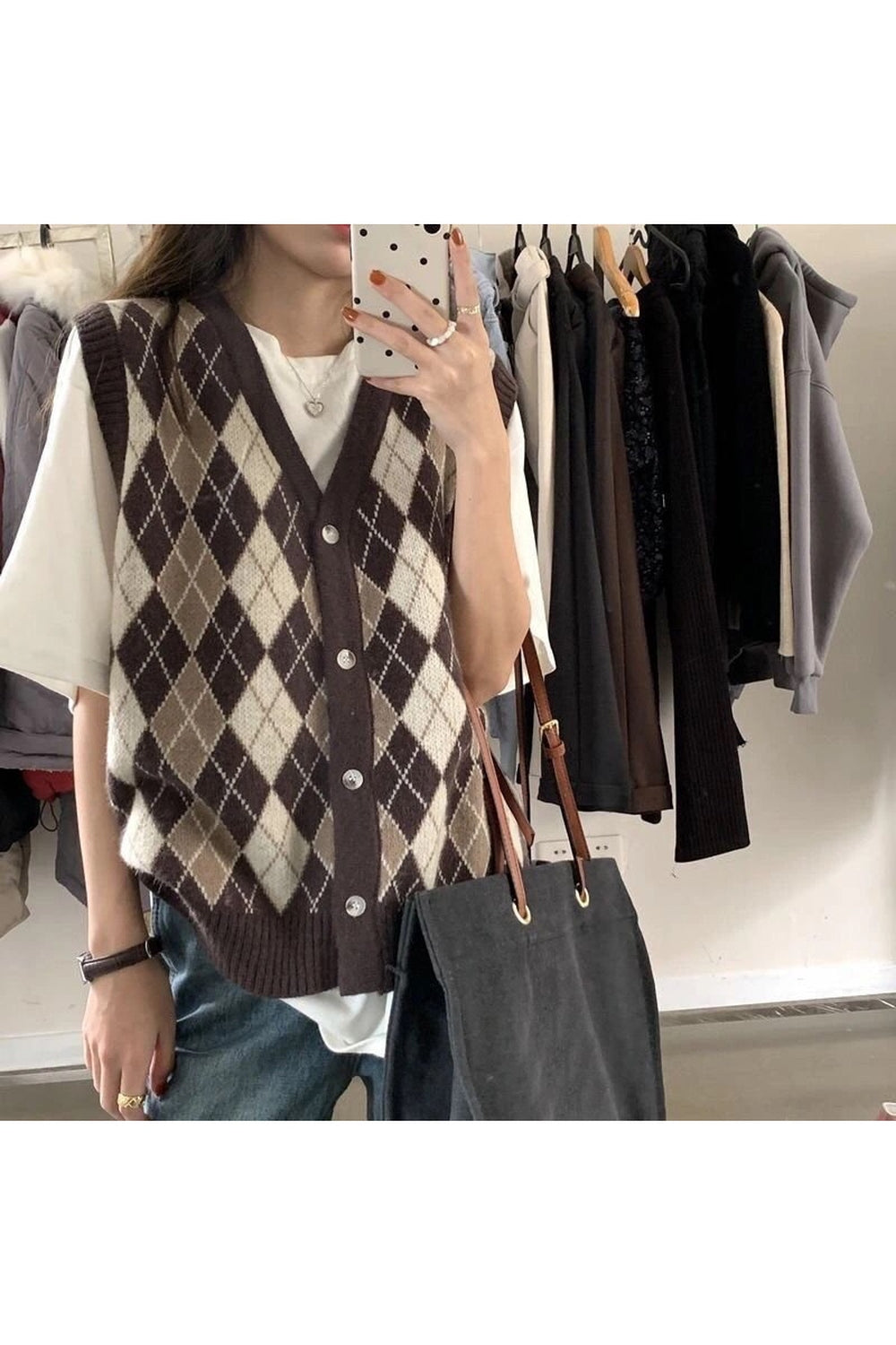 Y2k England Classic Sweater Cardigan