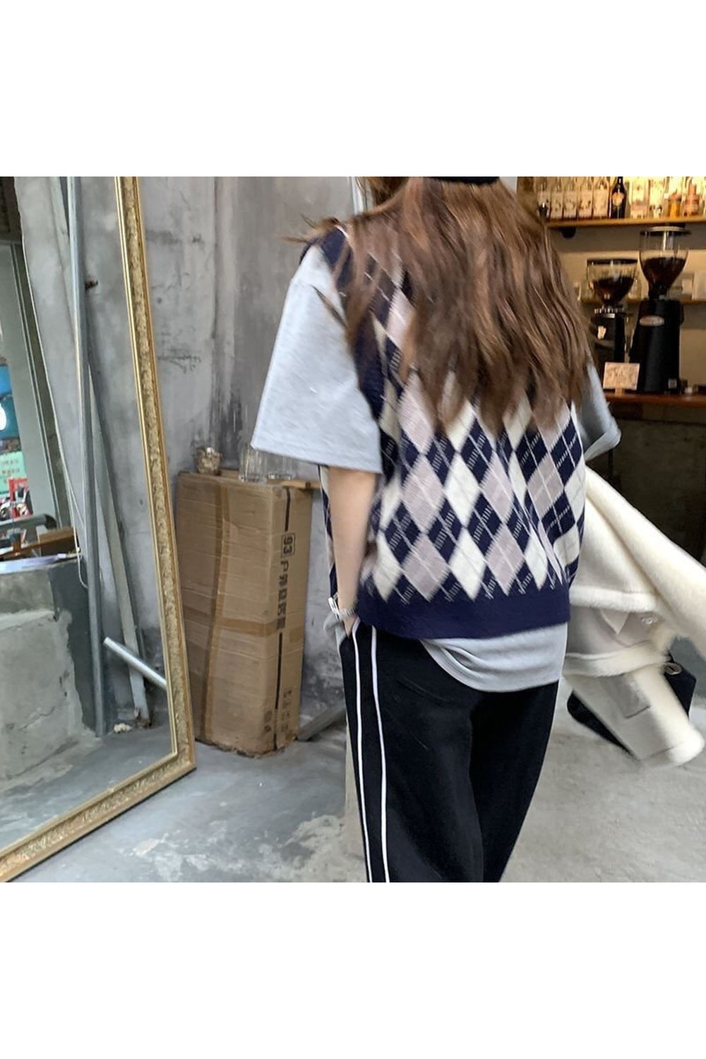 Y2k England Classic Sweater Cardigan