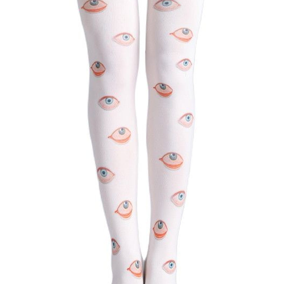 Y2k Eye Print Pantyhose Leggings Stockings