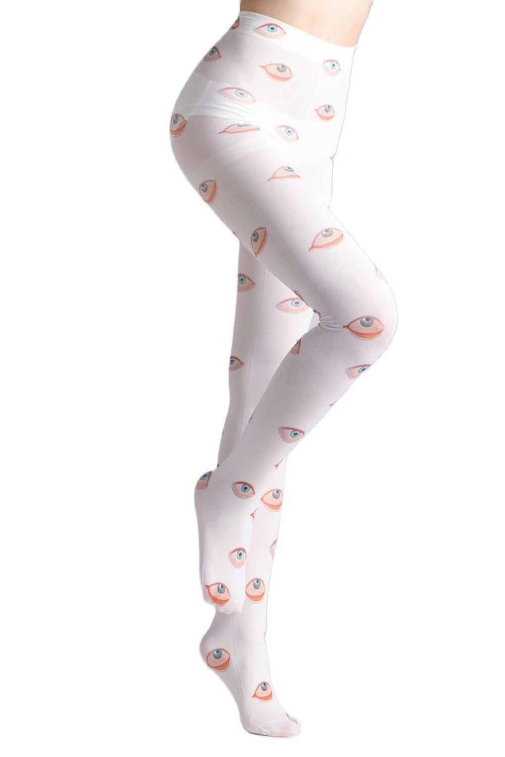 Y2k Eye Print Pantyhose Leggings Stockings