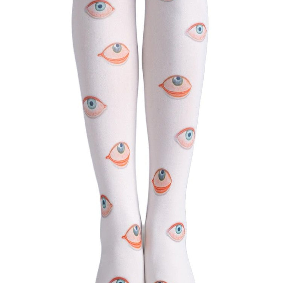 Y2k Eye Print Pantyhose Leggings Stockings