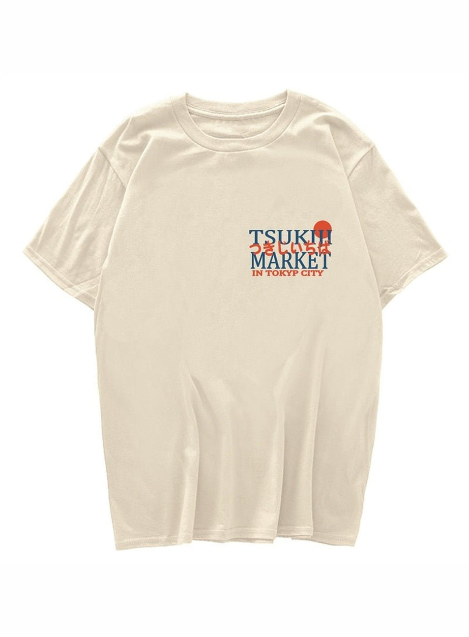 Y2k Fish Print Harajuku T-shirt