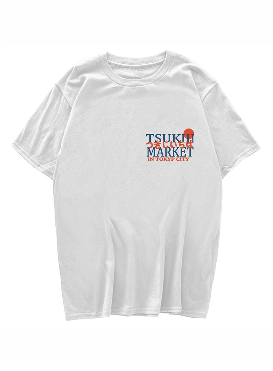 Y2k Fish Print Harajuku T-shirt