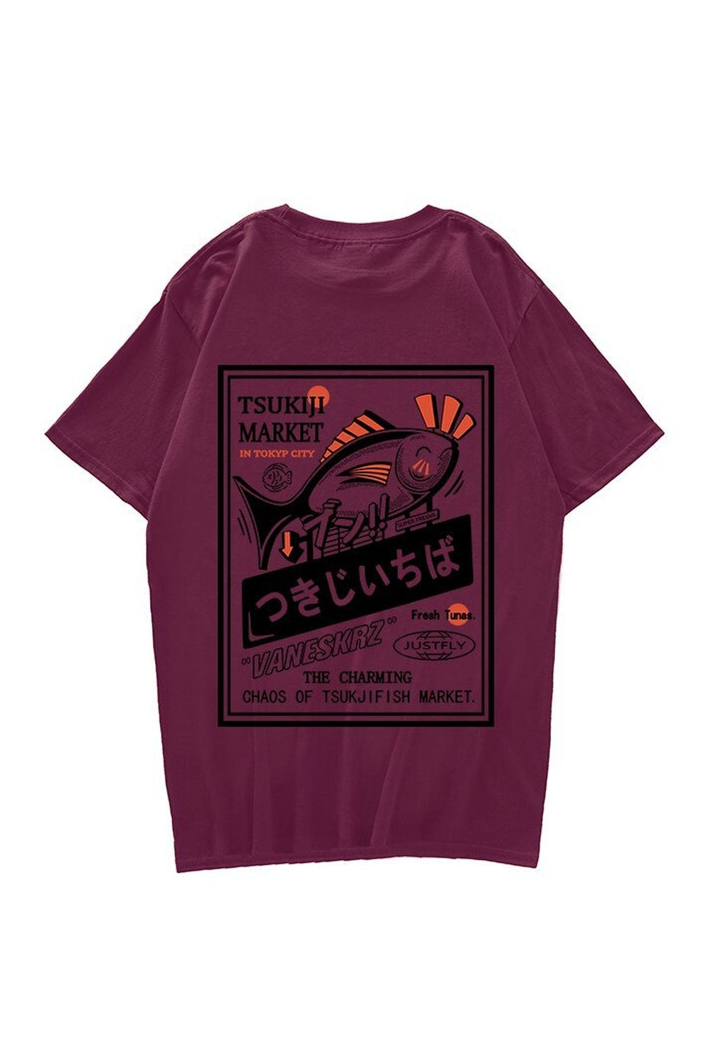 Y2k Fish Print Harajuku T-shirt