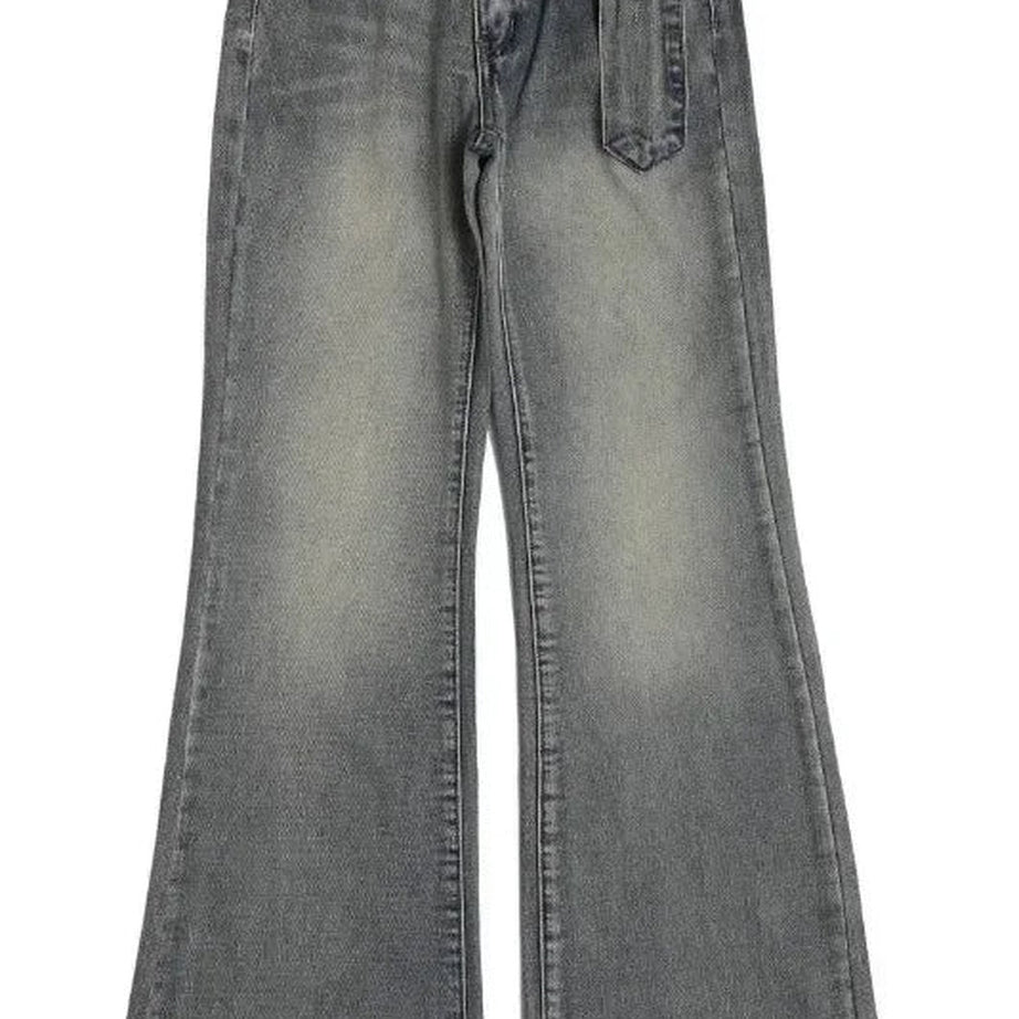 Y2k Flare Grunge Denim Pants