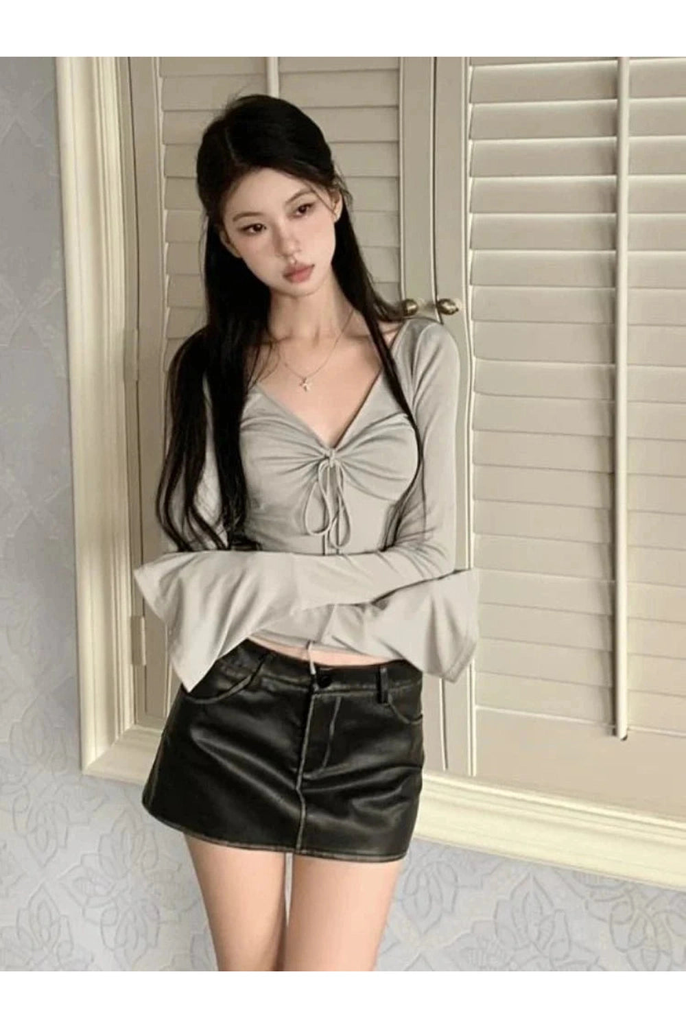 Y2k Flare Sleeve Chic T-Shirt