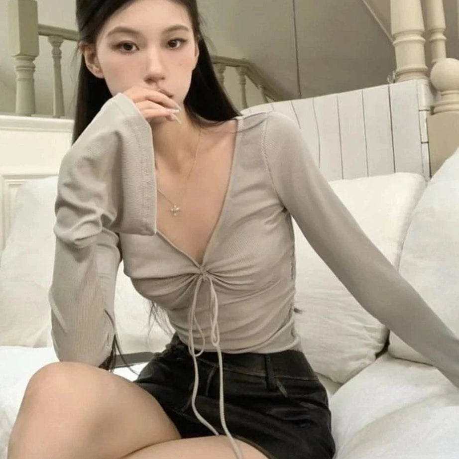 Y2k Flare Sleeve Chic T-Shirt