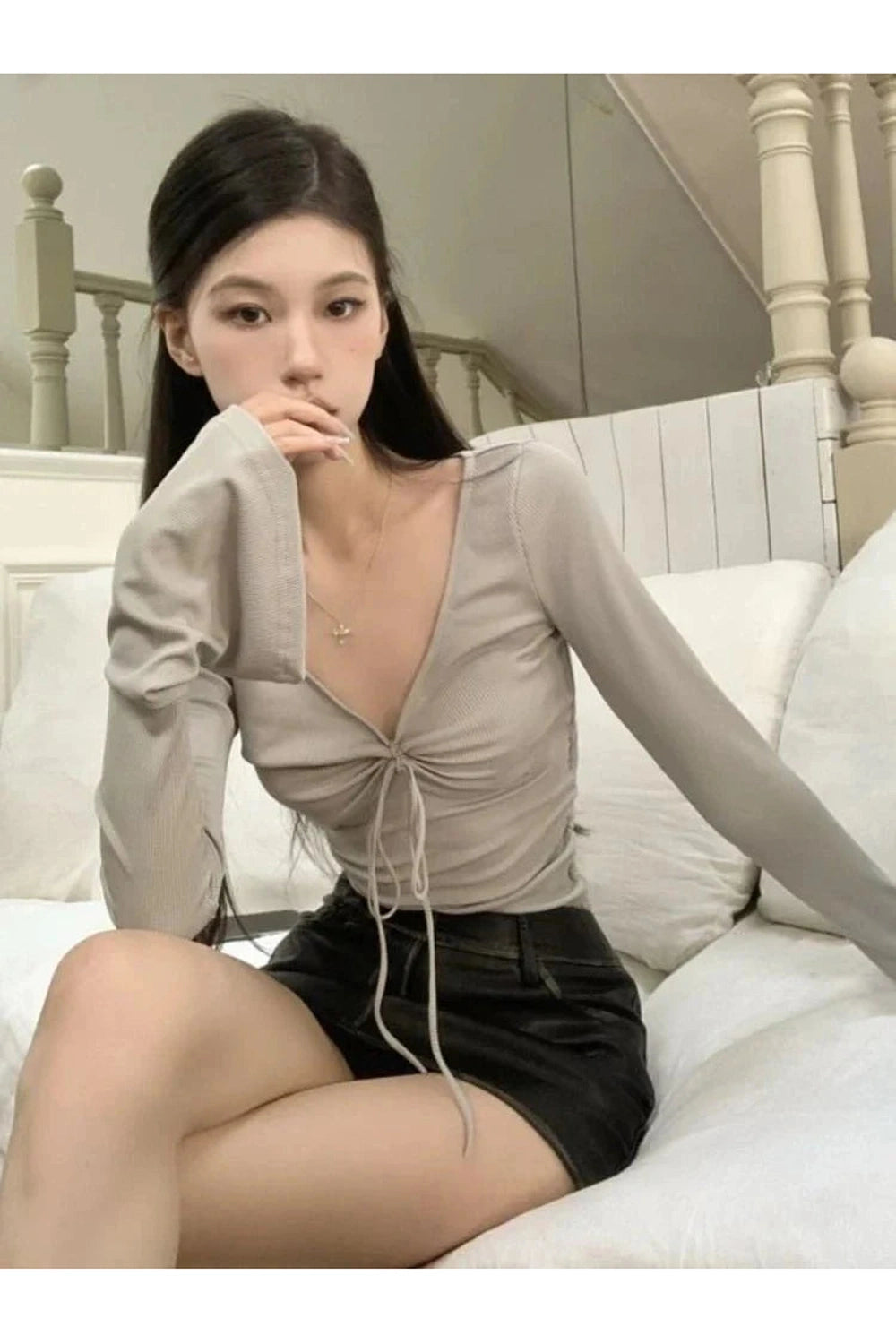 Y2k Flare Sleeve Chic T-Shirt