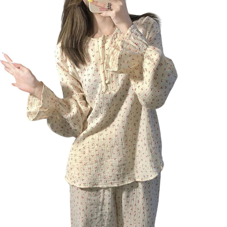 Y2k Flare Sleeve Pajama