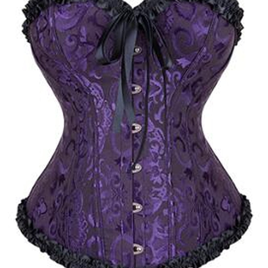 Y2k Floral Lace Corset