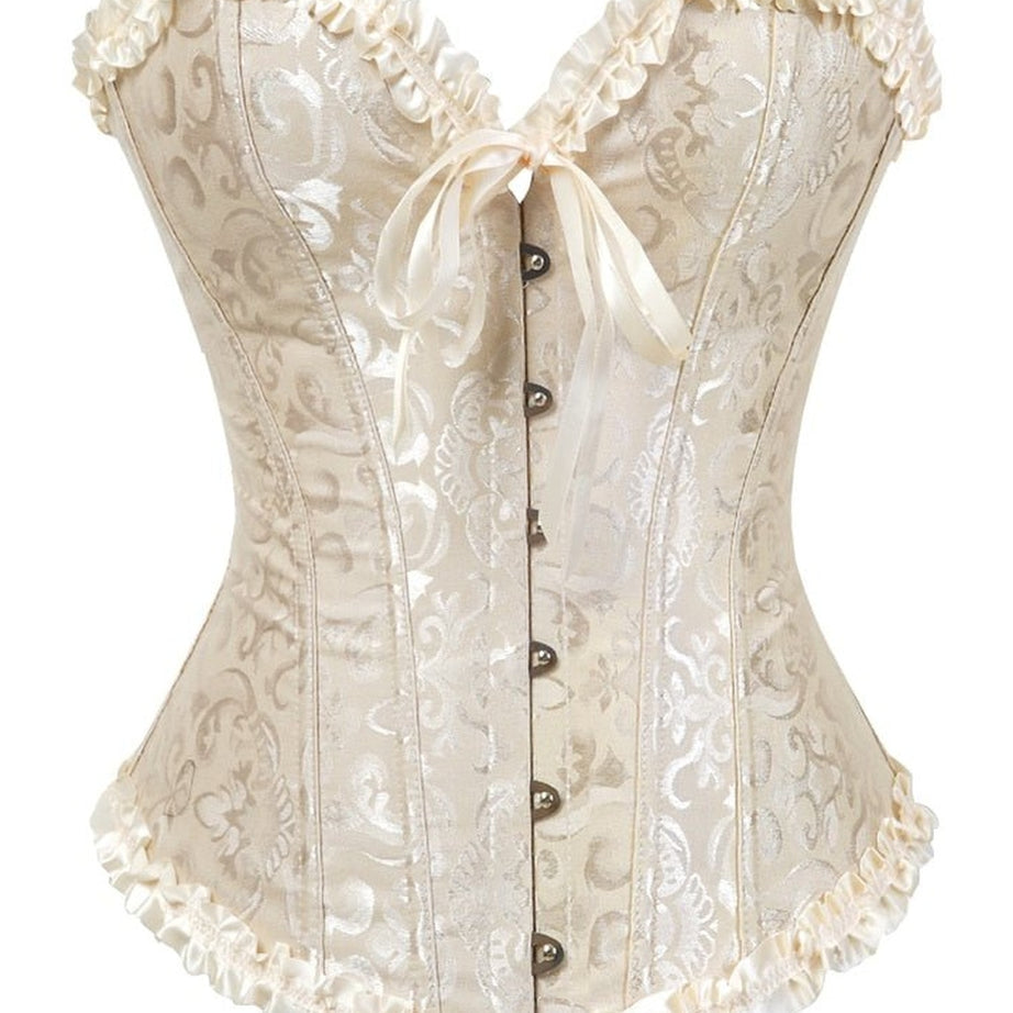 Y2k Floral Lace Corset