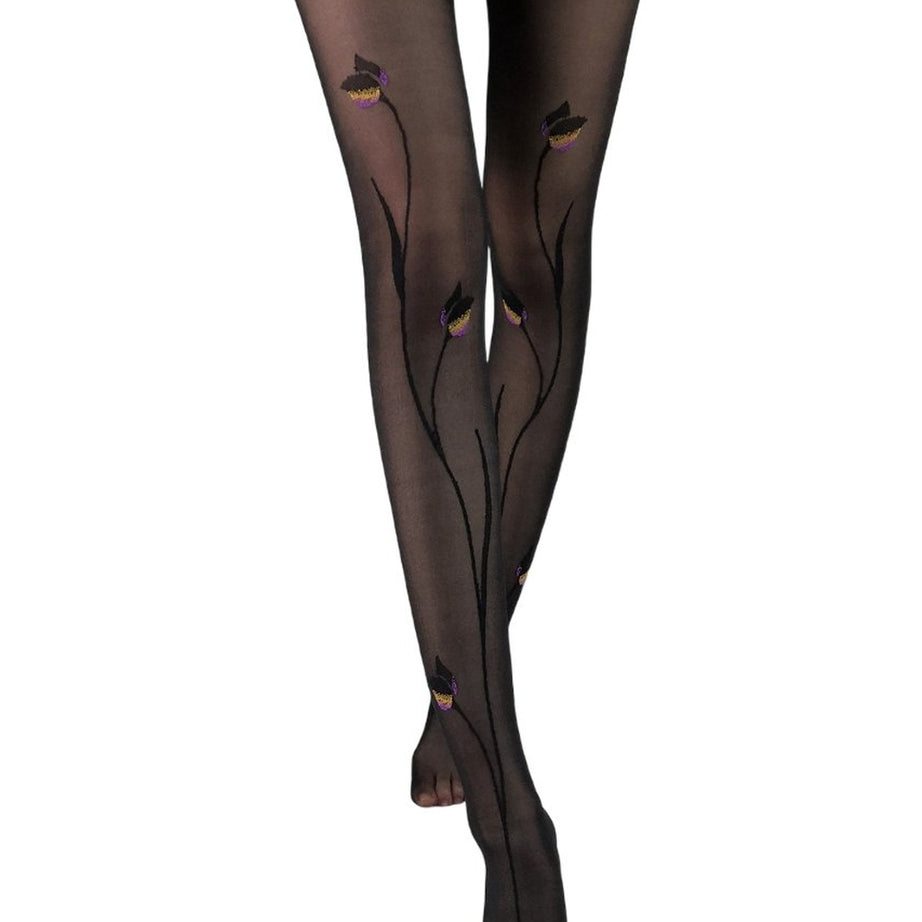 Y2k Floral Mesh Fishnet Tights