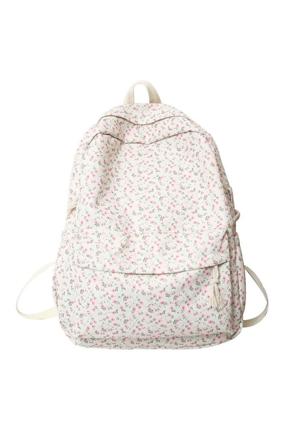 Y2k Floral Print College Backpack