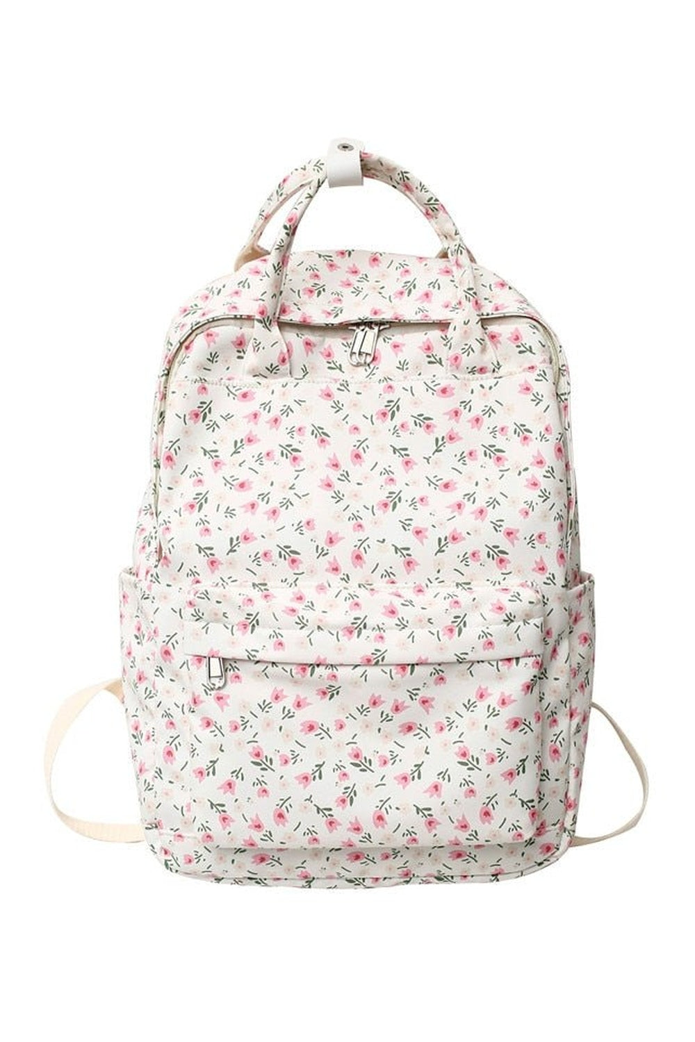 Y2k Floral Print Student Backpack