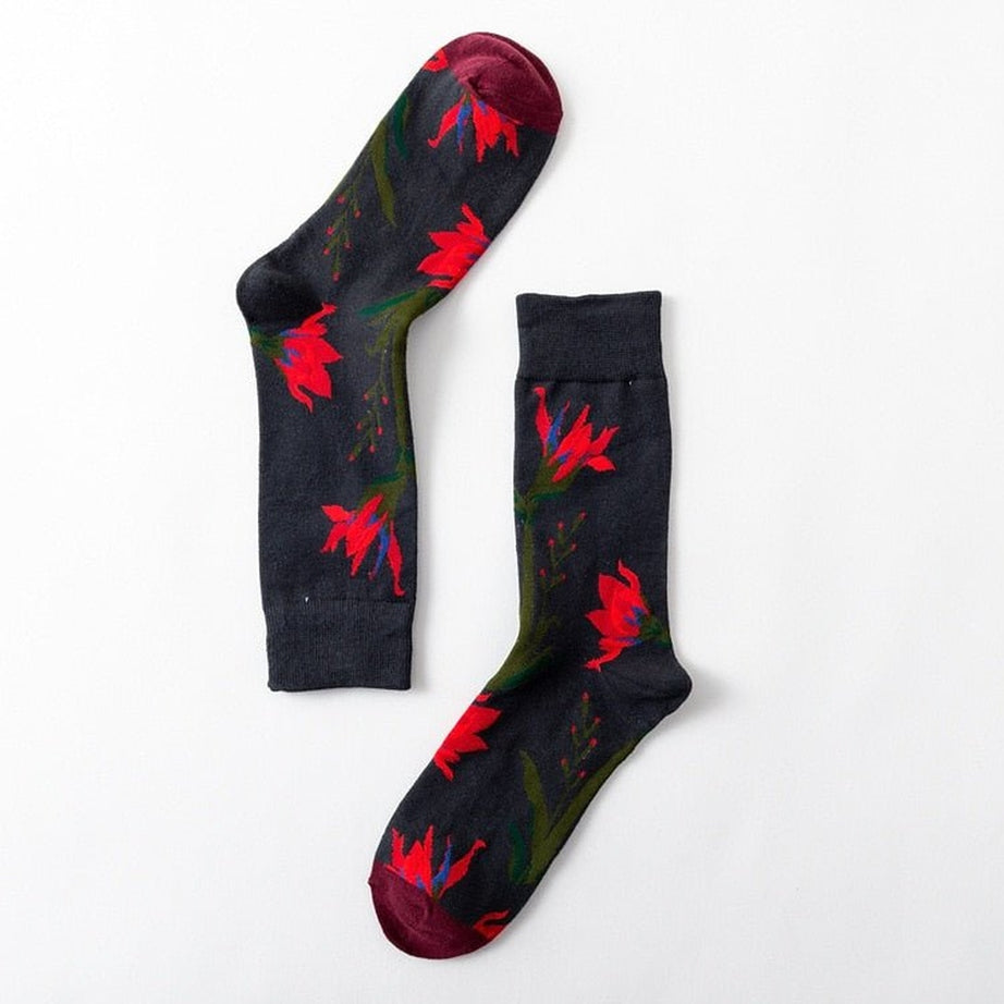 Y2k Flower Art Socks