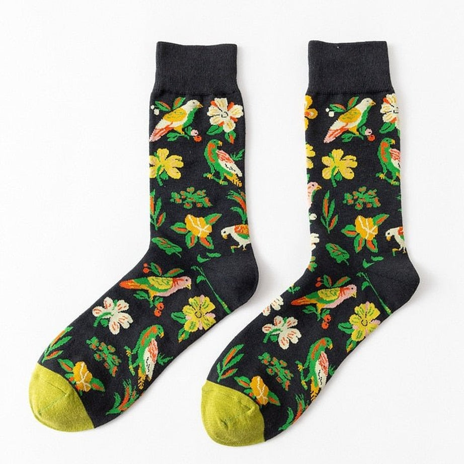 Y2k Flower Art Socks