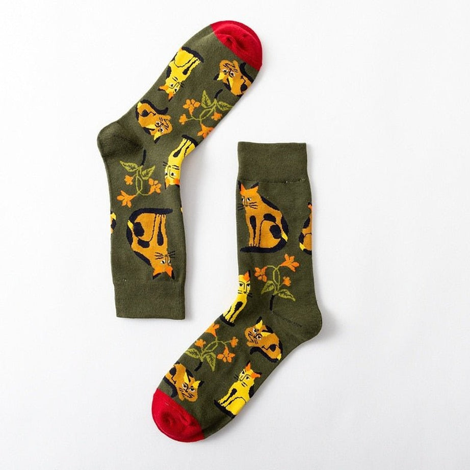Y2k Flower Art Socks