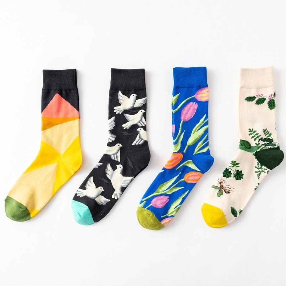 Y2k Flower Art Socks