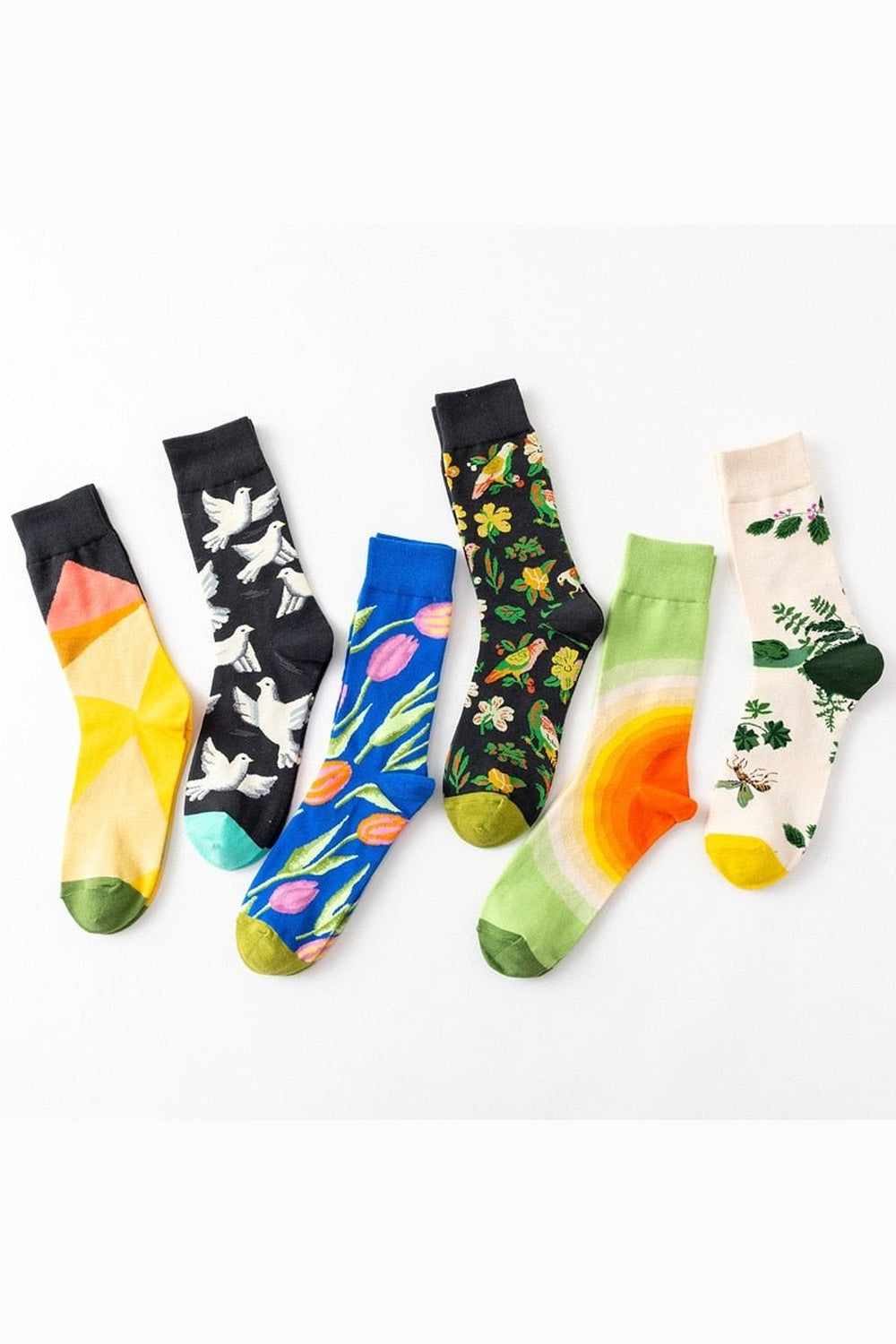 Y2k Flower Art Socks