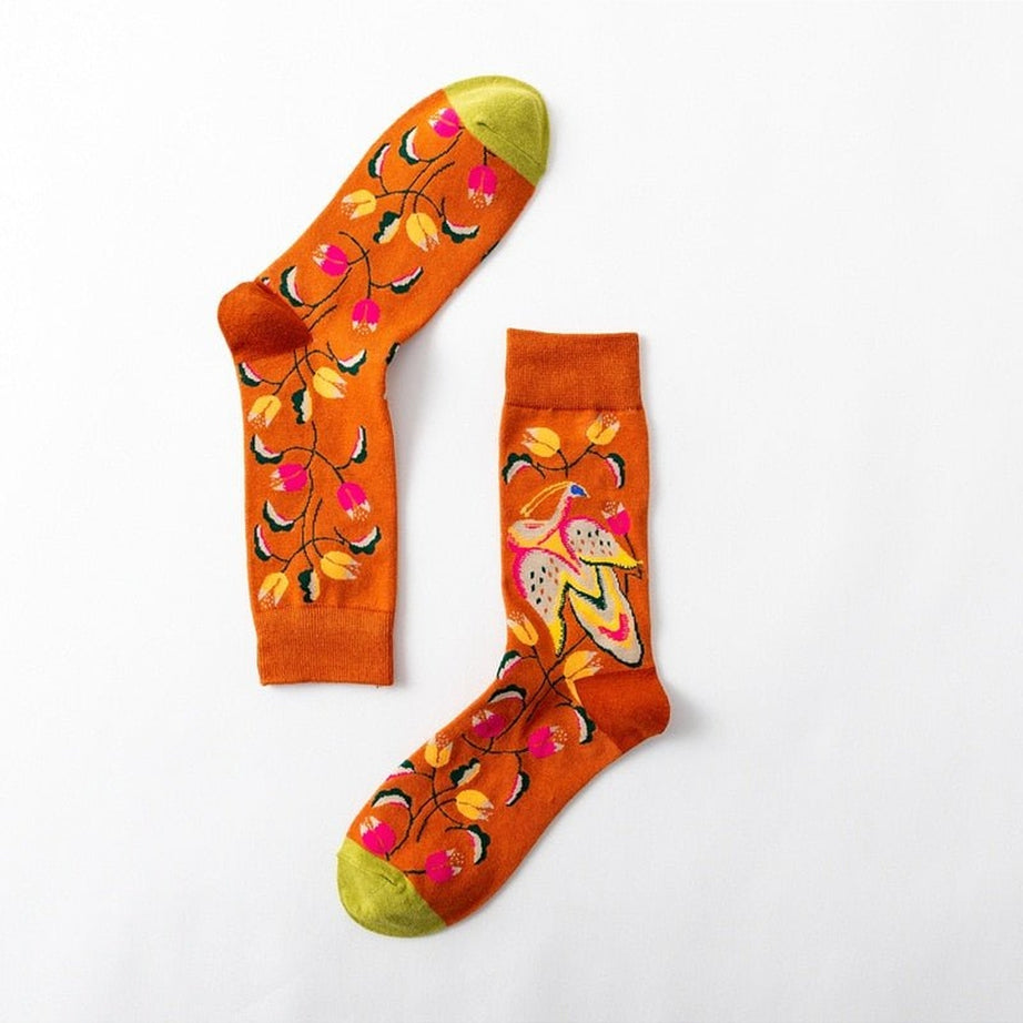 Y2k Flower Art Socks