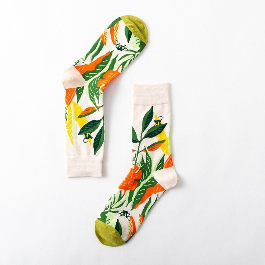 Y2k Flower Art Socks