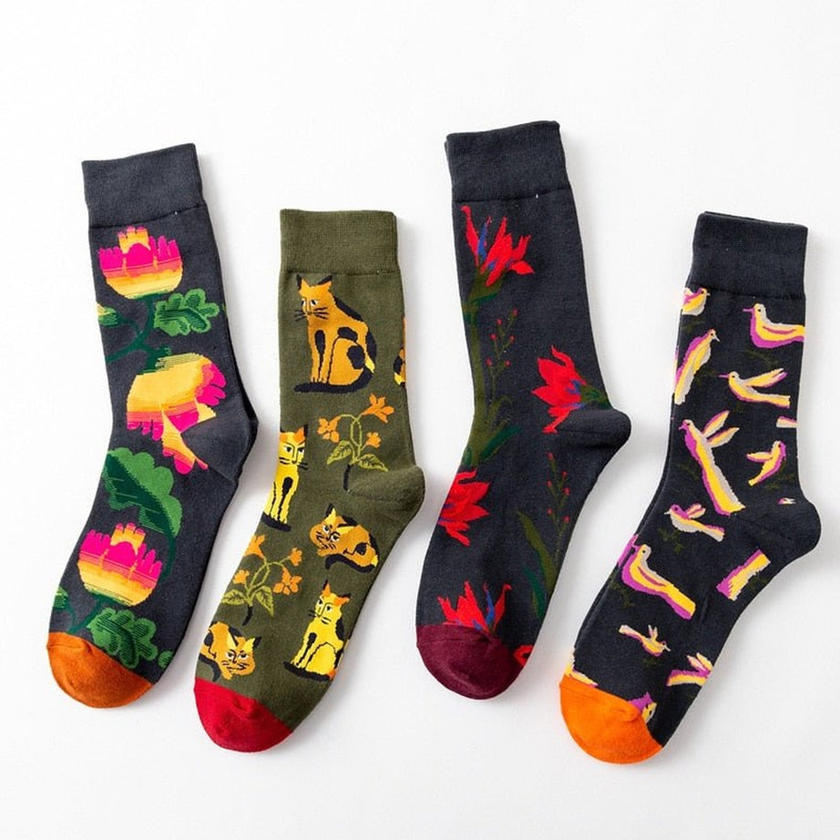 Y2k Flower Art Socks