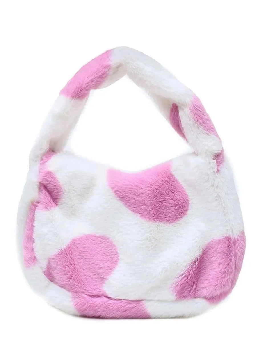 Y2k Fluffy Shoulder Plush Tote